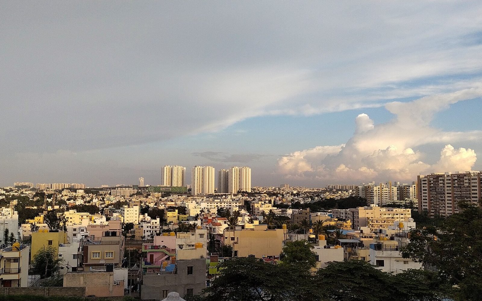 South Bengaluru Skyline as seen from ISKCON, Banashankari