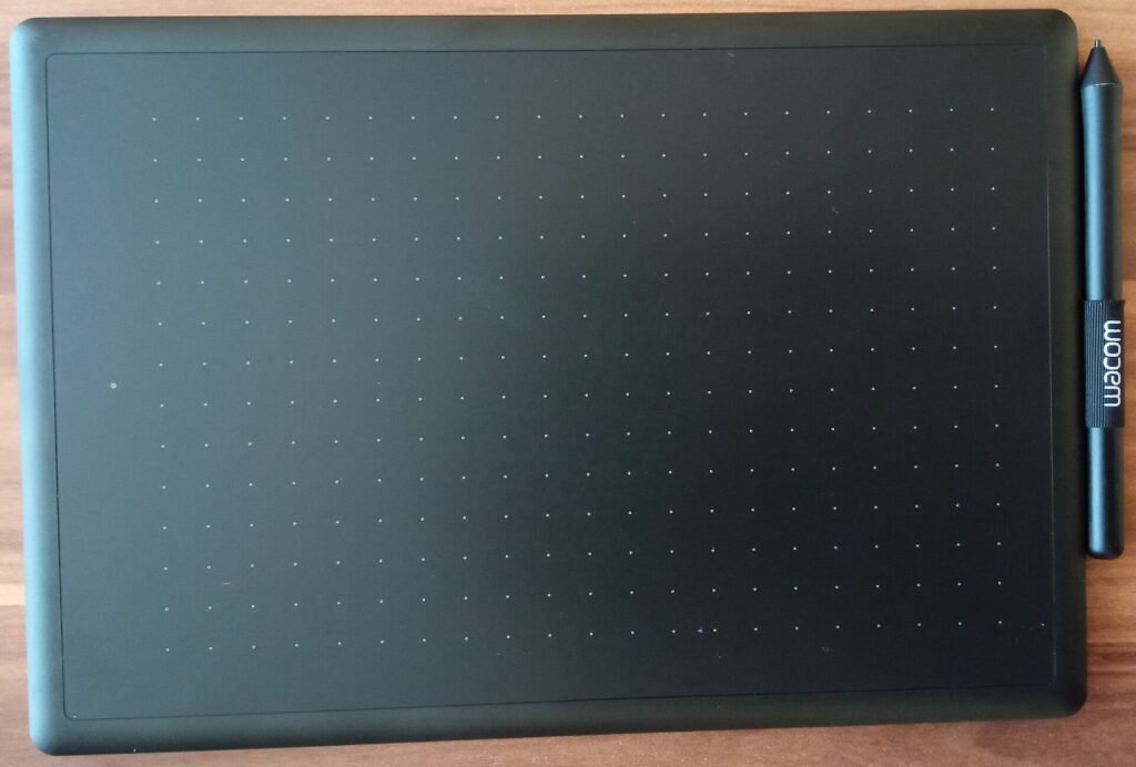 A One by Wacom medium graphics tablet