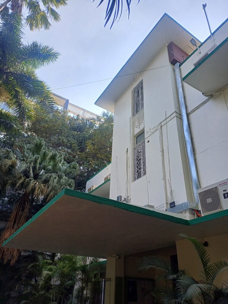 Entrance of the Goethe-Institut Max Mueller Bhavan building in Pune, India