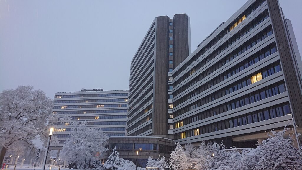 Headquarters building of the Federal Employment Agency (Bundesagentur für Arbeit) in Nuremberg
