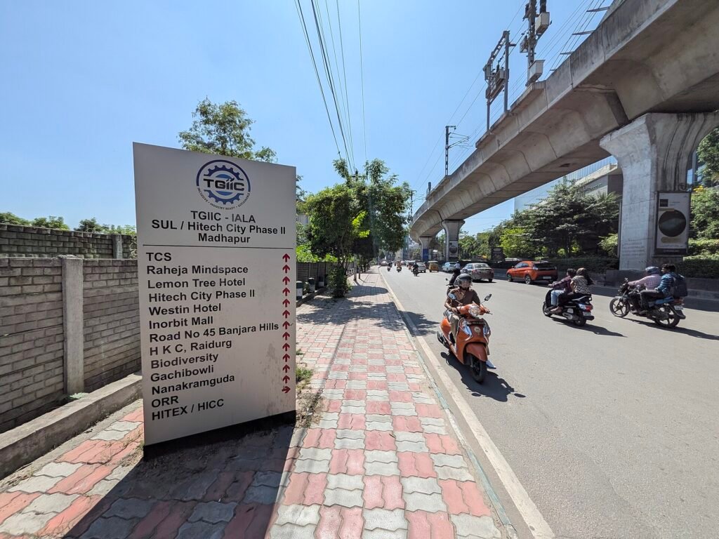 Office towers in Hitec City, Hyderabad