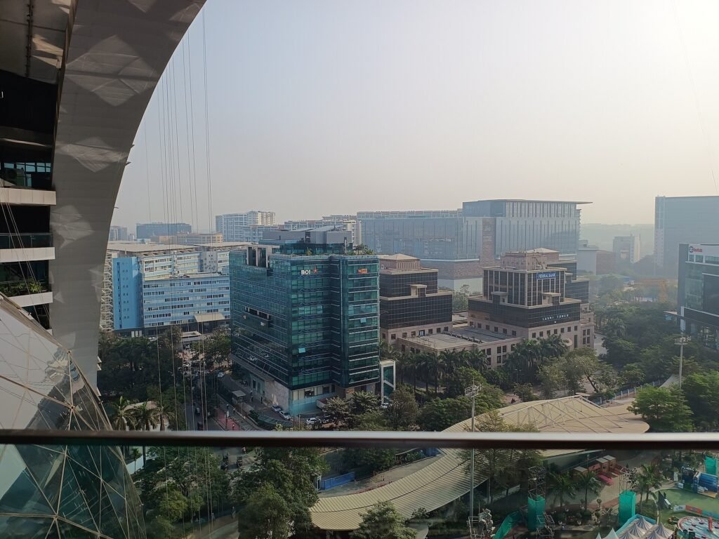Office towers in the Bandra Kurla Complex business district in Mumbai