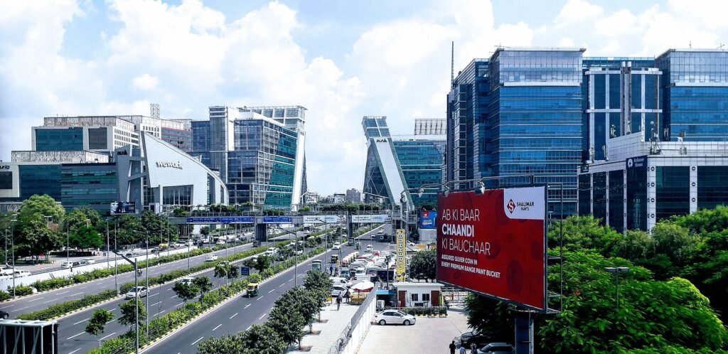 Office towers of Cyber City in Gurugram