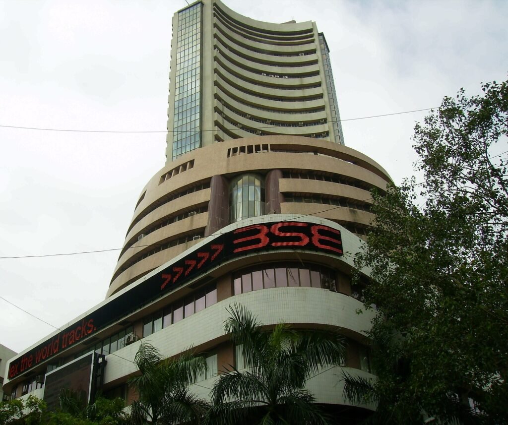 Phiroze Jeejeebhoy Towers, the BSE building, in Mumbai's financial district