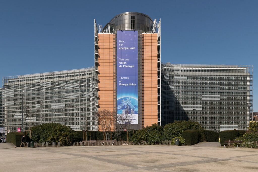 The Berlaymont building in Brussels, headquarters of the European Commission