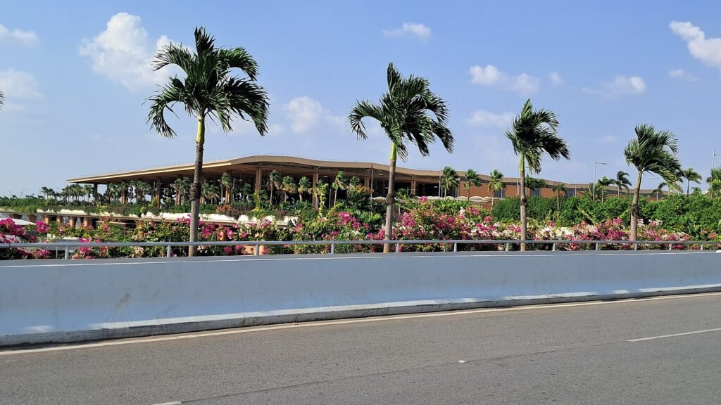 The departures area of Terminal 2 at Kempegowda International Airport, Bengaluru