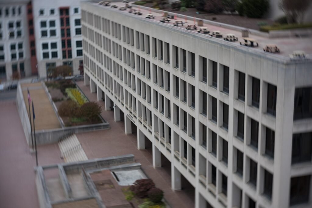 The Frances Perkins Building, headquarters of the US Department of Labor in Washington, DC