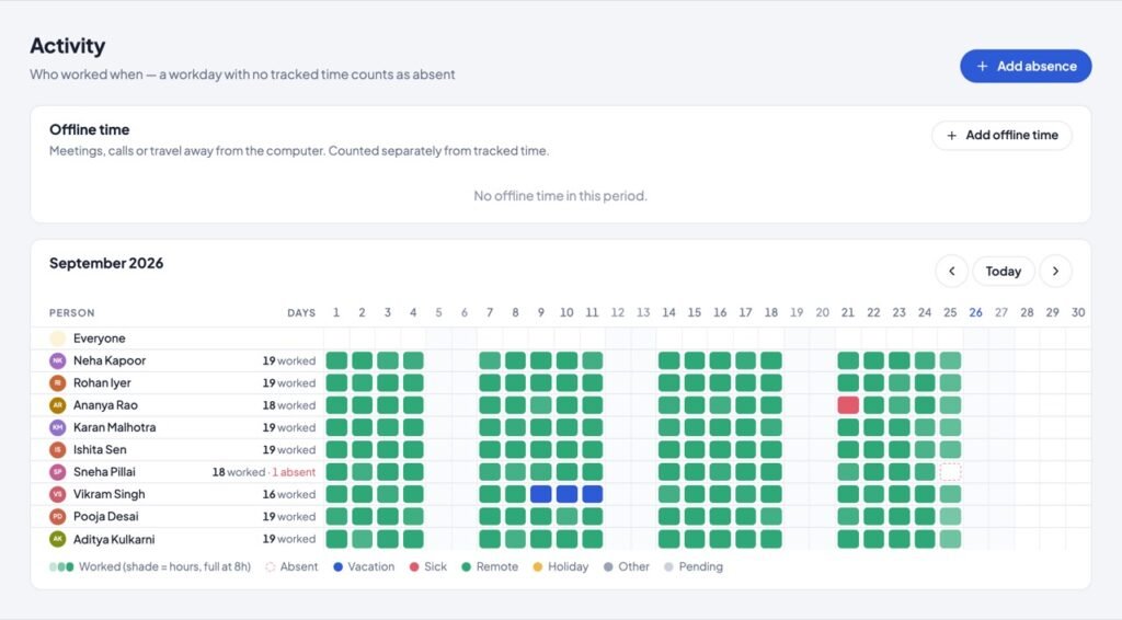 Timerfly screenshot